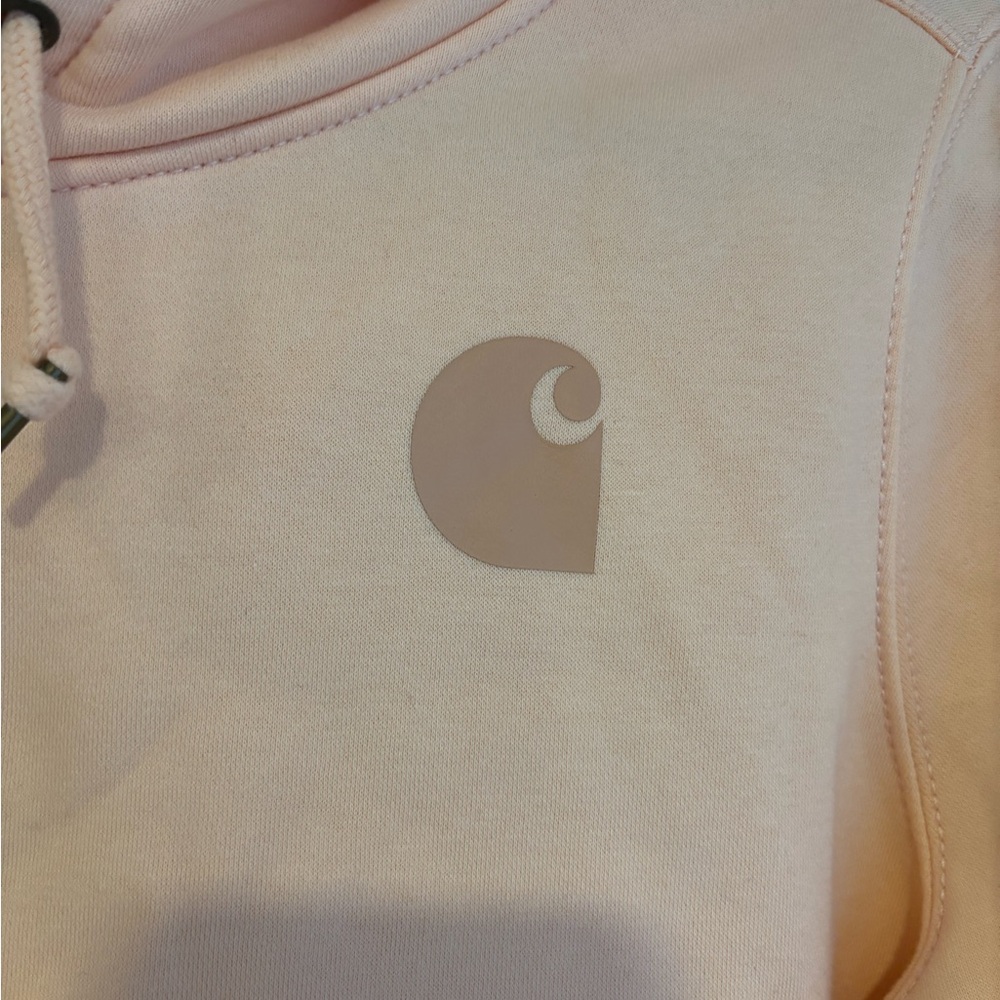 Carhartt Women's Soft Pink Hoodie - Picture 4 of 7